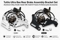 Tuttio Ultra Bee Rear Brake Assembly Bracket Set Aluminum Alloy Anodic Oxide CNC Soleil 01 Yozma 10 Motorcycles Accessories