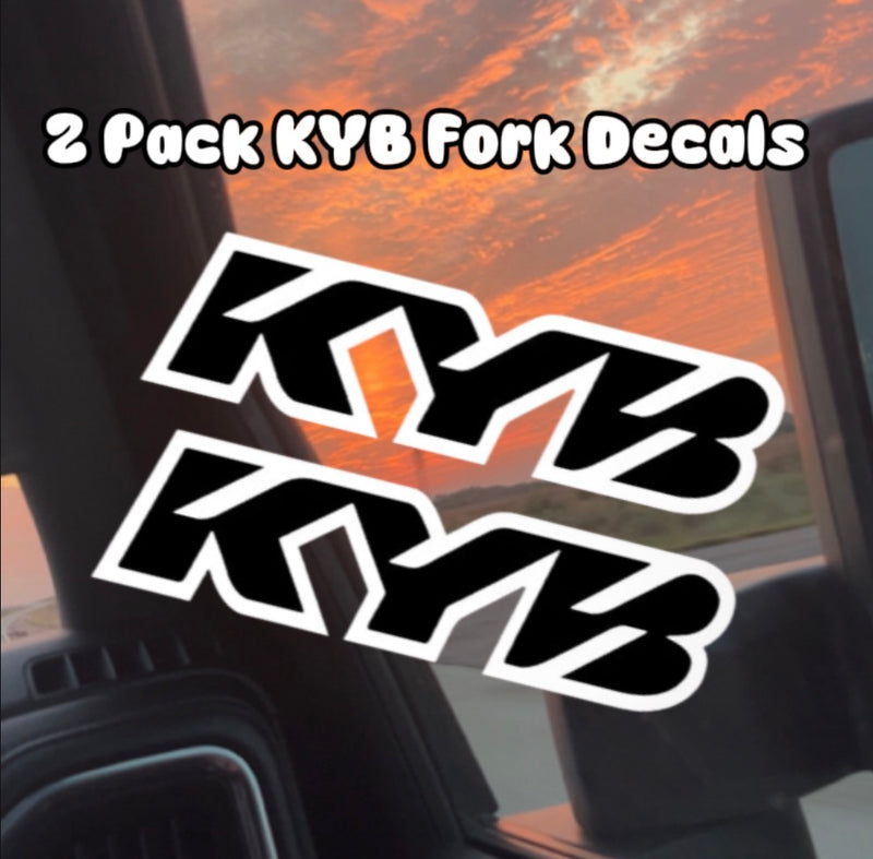 2 Pack - KYB Fork/Shock Decals