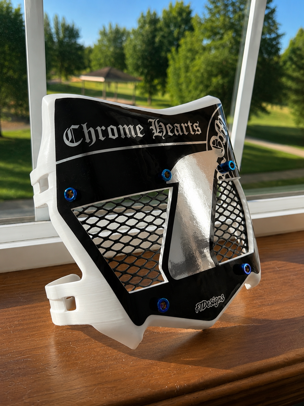 Vented Motocutz Plate + Decal and Rivets
