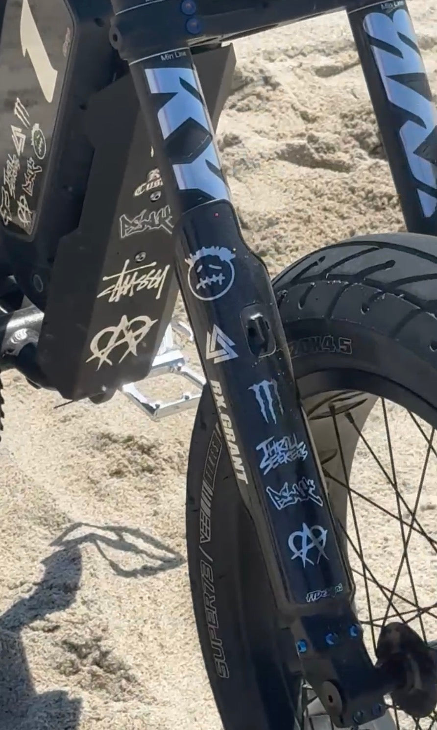 Fork Guard and fork  decals