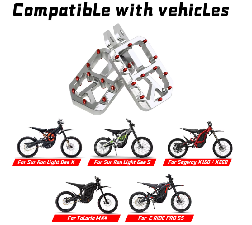(PRE ORDER) Modified Silver Foot Pegs
