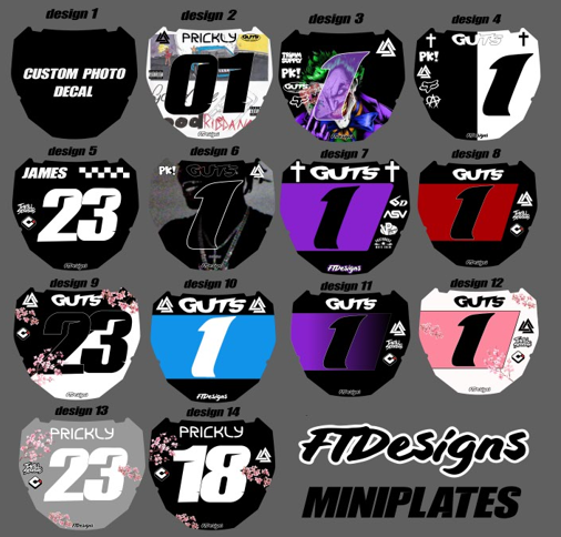 Full Throttle Designs Odi Miniplates