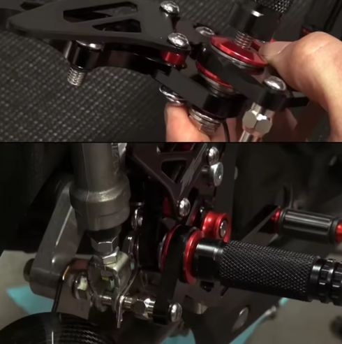 (PRE ORDER Universal E-Bike 2Pair CNC Aluminum Foot locks